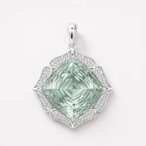 Serena Mint Green Halo Charm