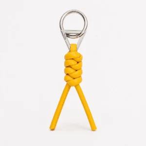 Sienna Yellow Braided Loop Keychain